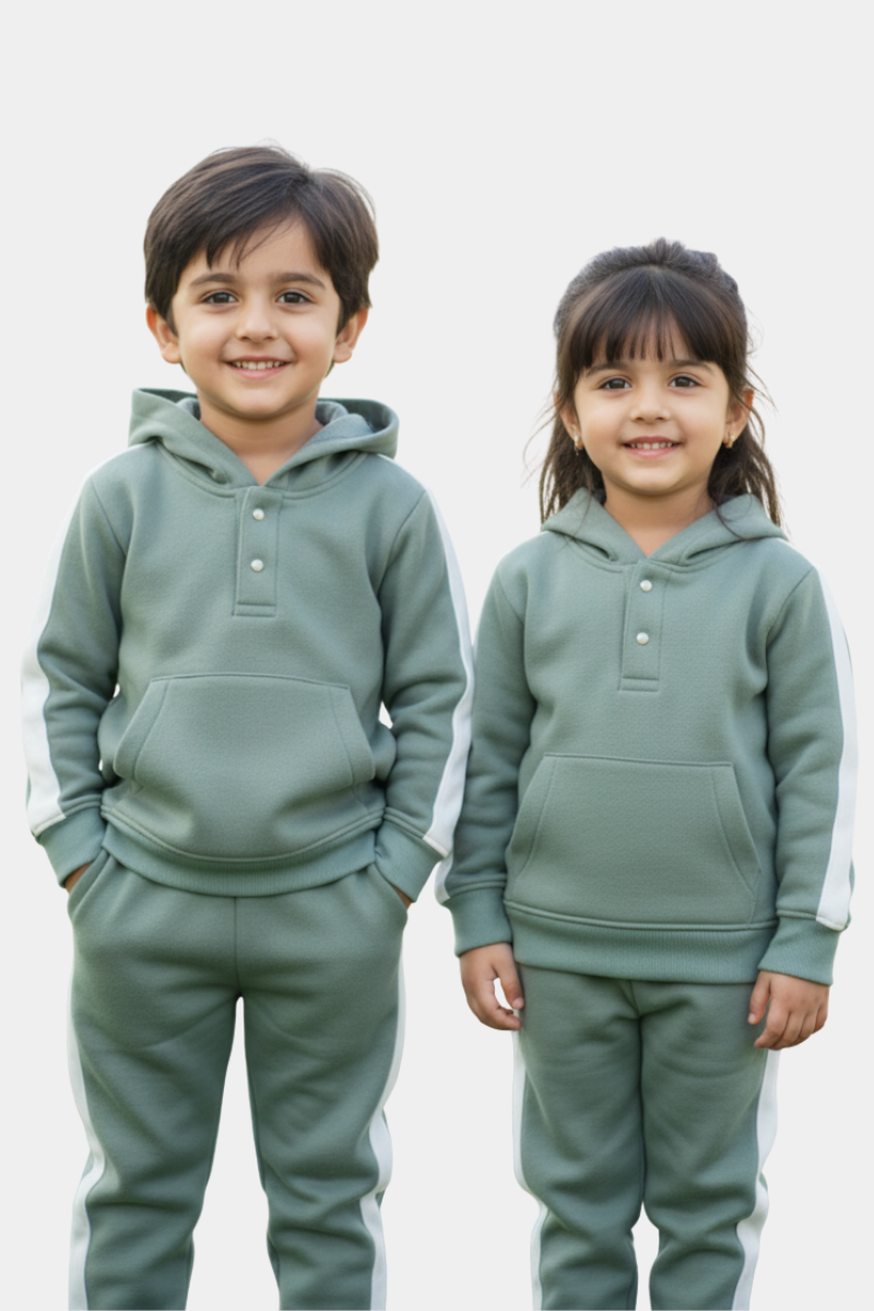 Kids' Essential Fleece Tracksuit - Hoodie & Paint Set