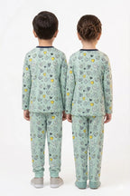 Unisex - ALL OVER HEART PRINTED NIGHTWEAR SUIT