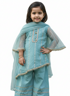 Little Diva’s Festive Sharara Set