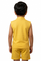 Boys' Mustard Yellow Mandarin Set