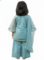 Little Diva’s Festive Sharara Set