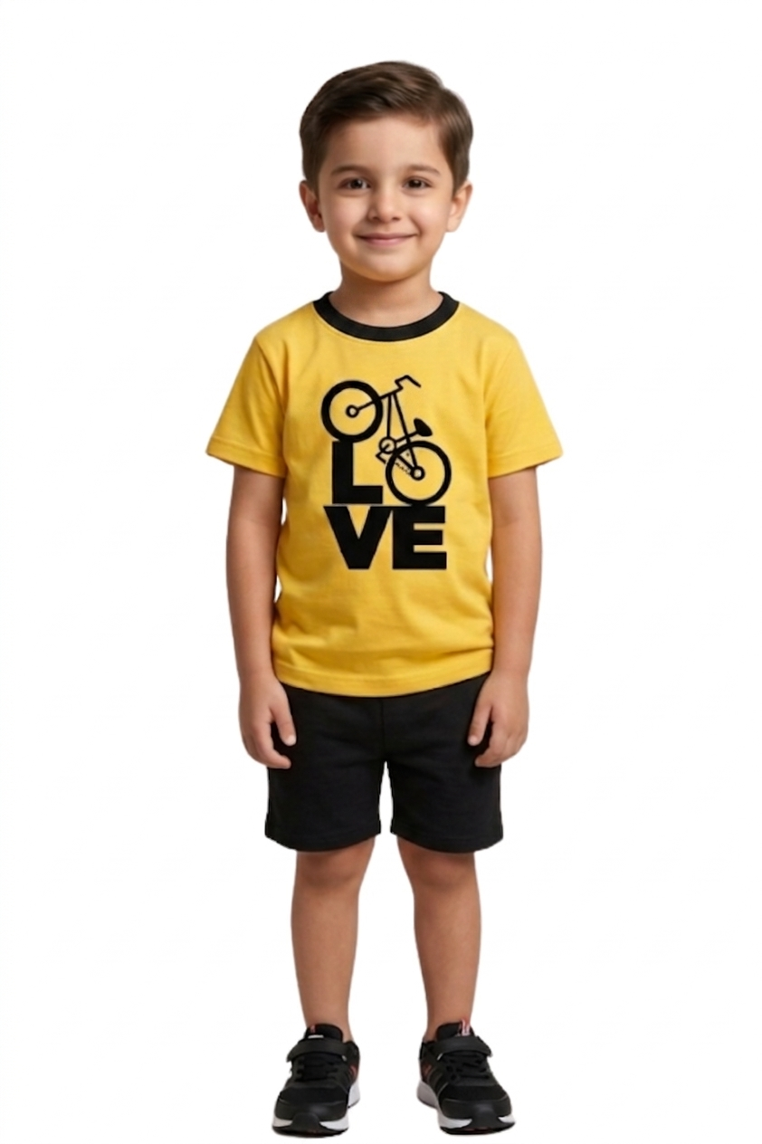 Boys "Bicycle LOVE" 2-Piece