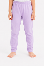 Baby Girls Lilac Cotton Jersey Pajama | Soft & Comfortable Elastic Waist Pants