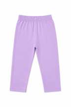 Baby Girls Lilac Cotton Jersey Pajama | Soft & Comfortable Elastic Waist Pants