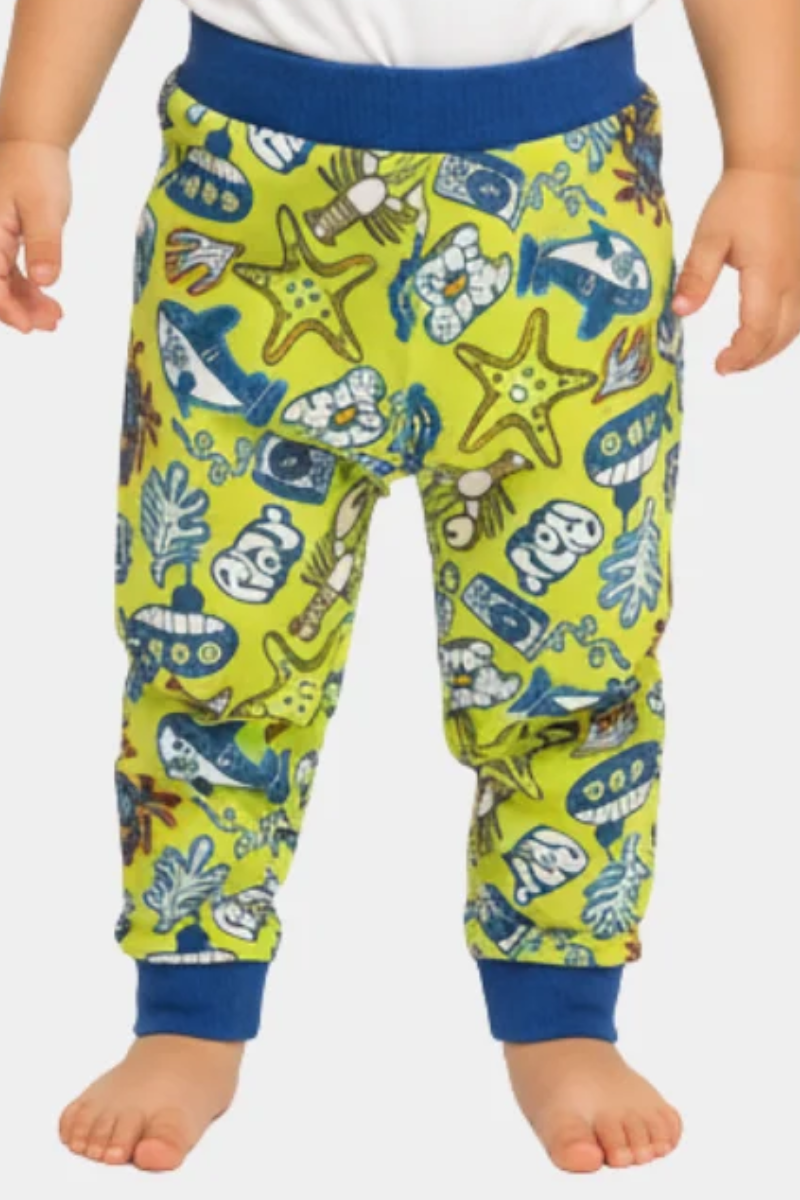 Kids' Graphic Print Joggers with Elastic Waist