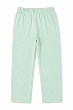 Girls Mint Green Cotton Jersey Jogger Pants | Soft & Comfortable Kids Joggers