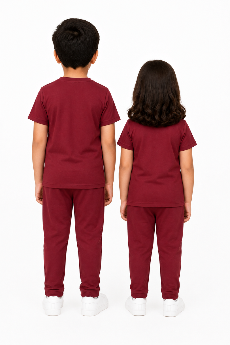 Girls' "BOO YAH!" Graphic T-Shirt & Matching Trouser 2-Piece Set