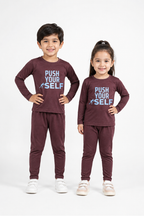 BOYS & GIRLS Lycra JERSEY PRINTED PUSH YOUR SELF - UNISEX