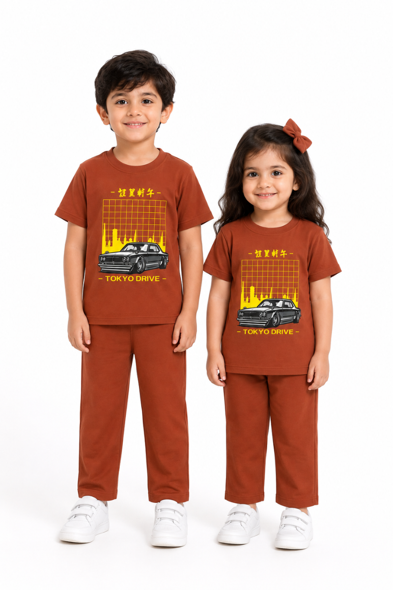 Tokyo Drive Toddler Lounge Set – Urban Cool & Cozy Vibes