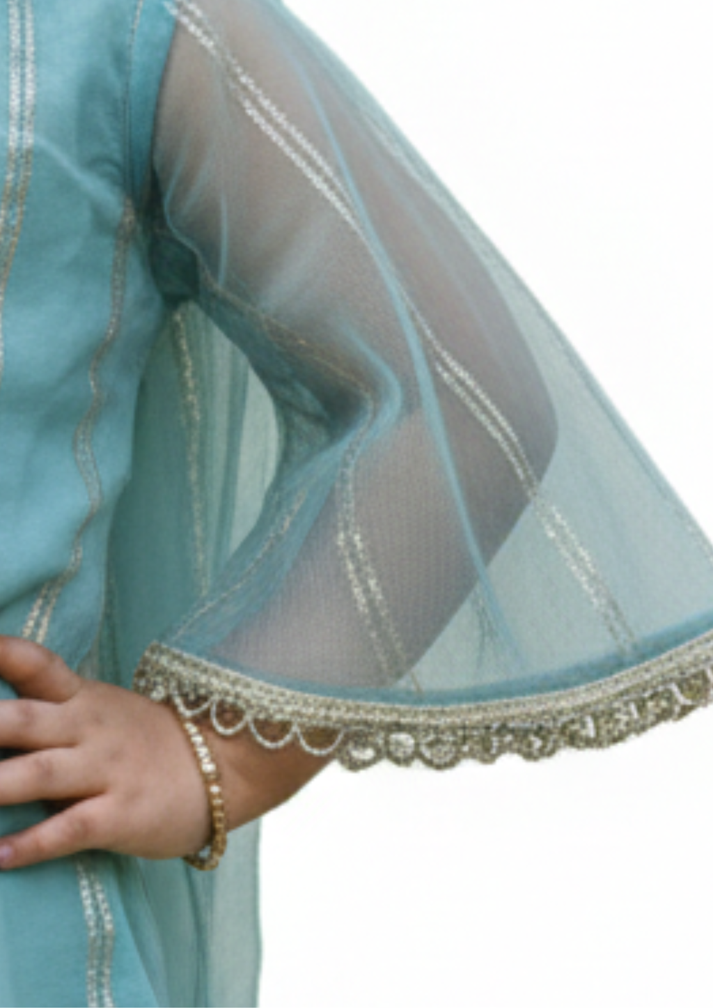 Little Diva’s Festive Sharara Set