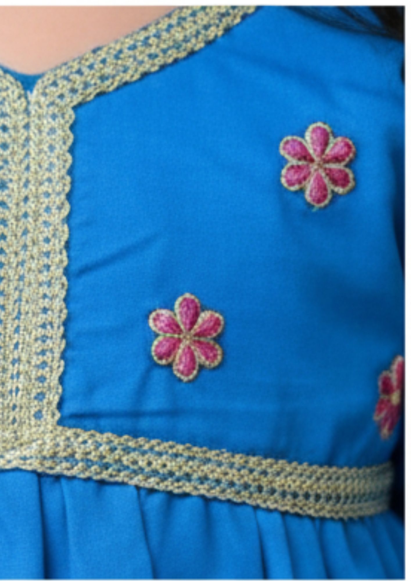 Pakistani Traditional Frock Suit for Baby Girls