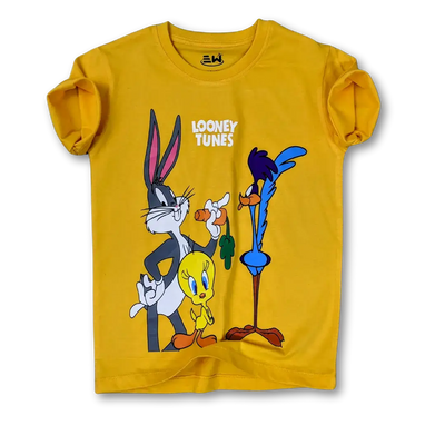 Looney Tunes Yellow Single Jersey Tee