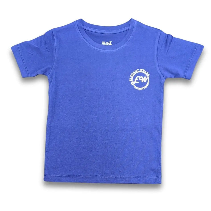 Navy Blue T-shirt  EW Logo Printed