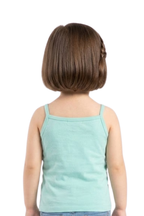Girls Mint Green Cotton Jersey Spaghetti Strap Top