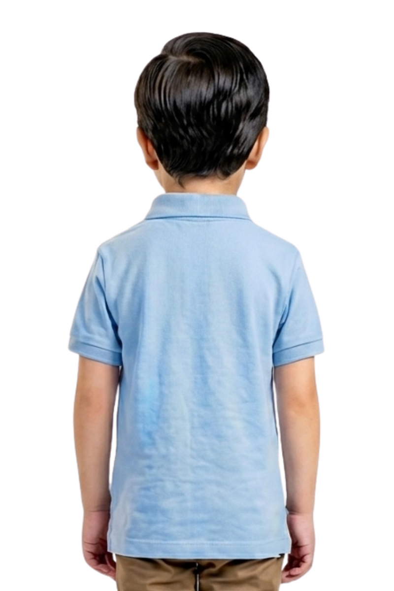 Boys Embroidered Polo Shirt – Soft Cotton Casual Wear