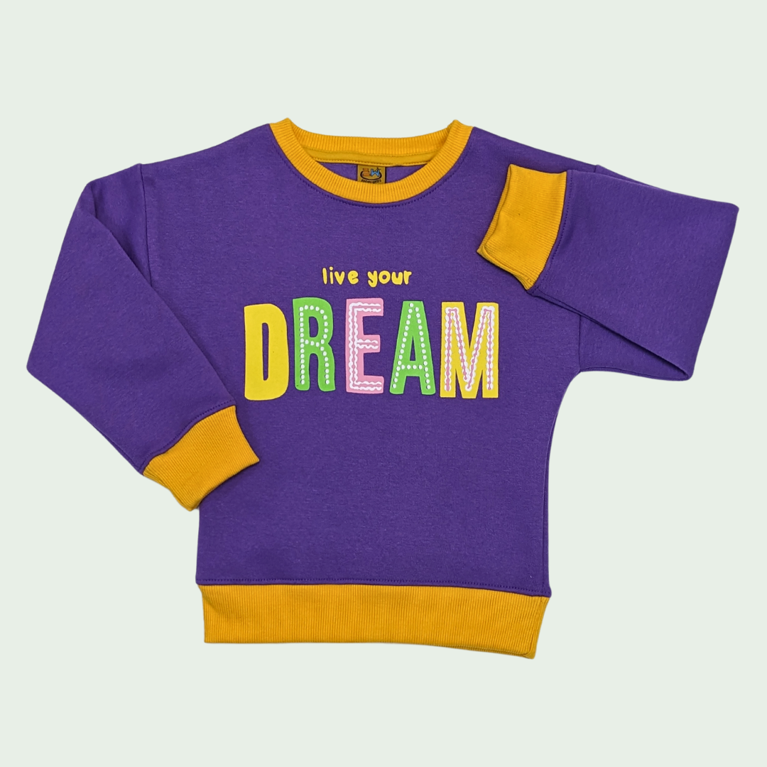 Dream Big, Live Bold Crewneck Sweatshirt
