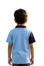 Kids Tri-Tone Polo Shirt – Classic Casual Fit