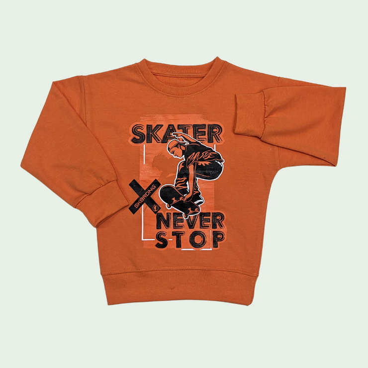 TODDLER BOYS SKATER SWEATSHIRT - FLEECE