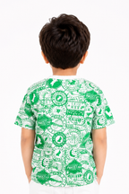 Pakistan Passport Stamp Kids Cotton Jersey T-Shirt