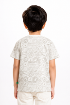 Pakistan Heritage Stamps Kids 14 August Cotton Jersey T-Shirt