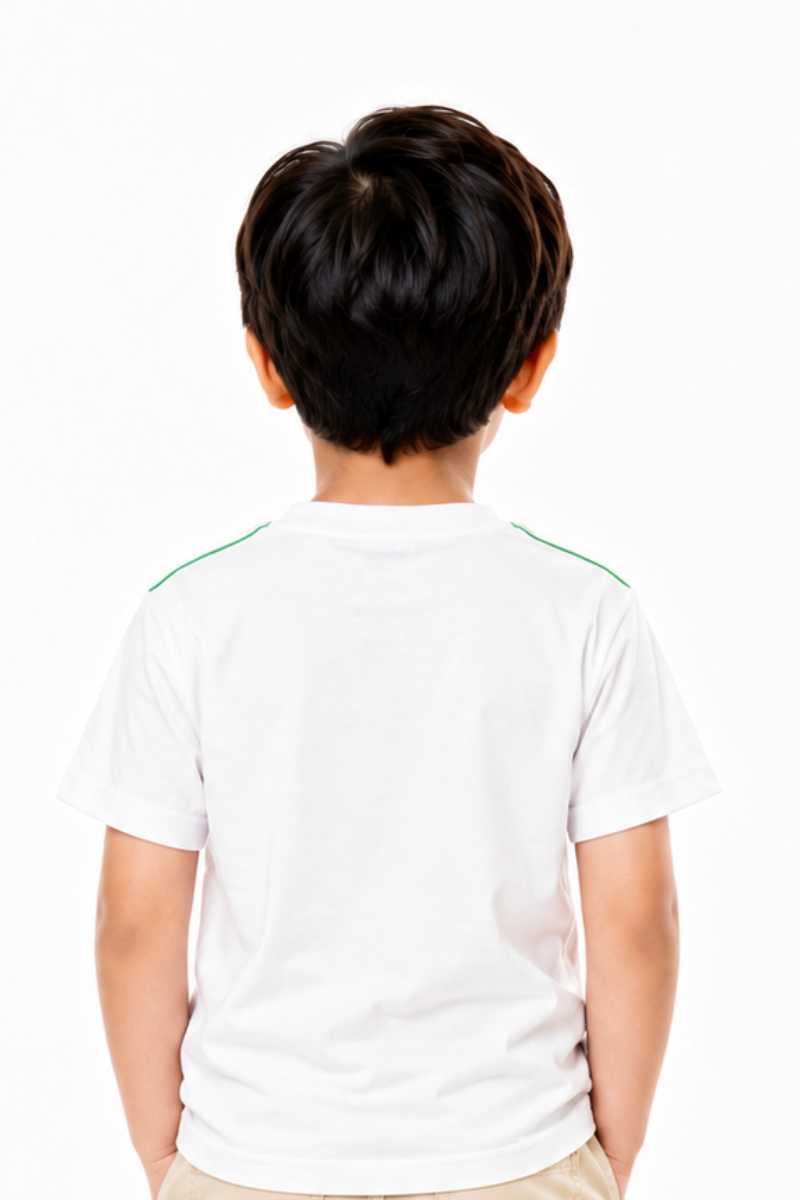 Kids Mere Dil Mein Pakistan White Graphic T-Shirt