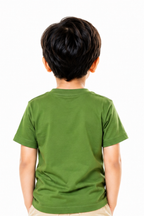 Kids Pakistan Graphic Cotton Jersey T-Shirt – Green Half Sleeve Casual Tee