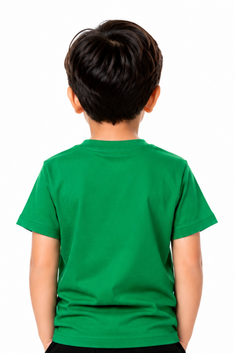 Kids Pakistan Independence Day Green T-Shirt | Happy Independence Graphic Tee