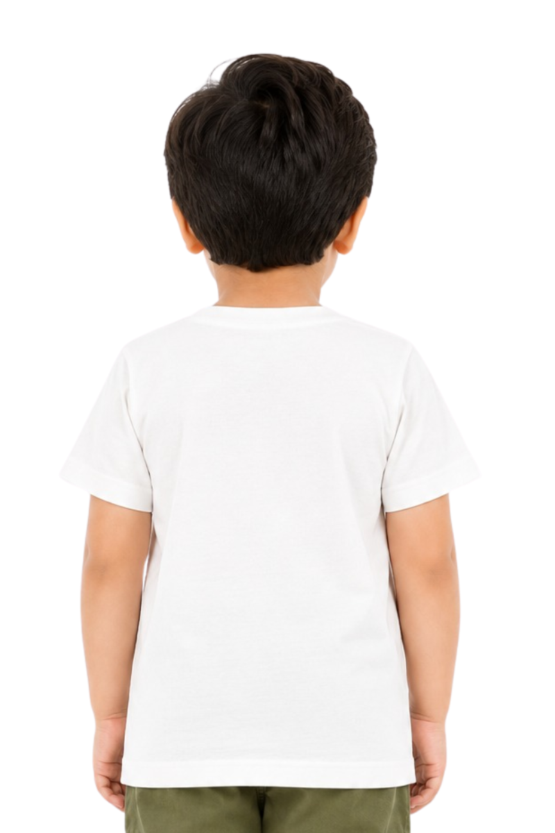 Kids Pakistan Independence Day History T-Shirt | 14 August White Graphic Tee