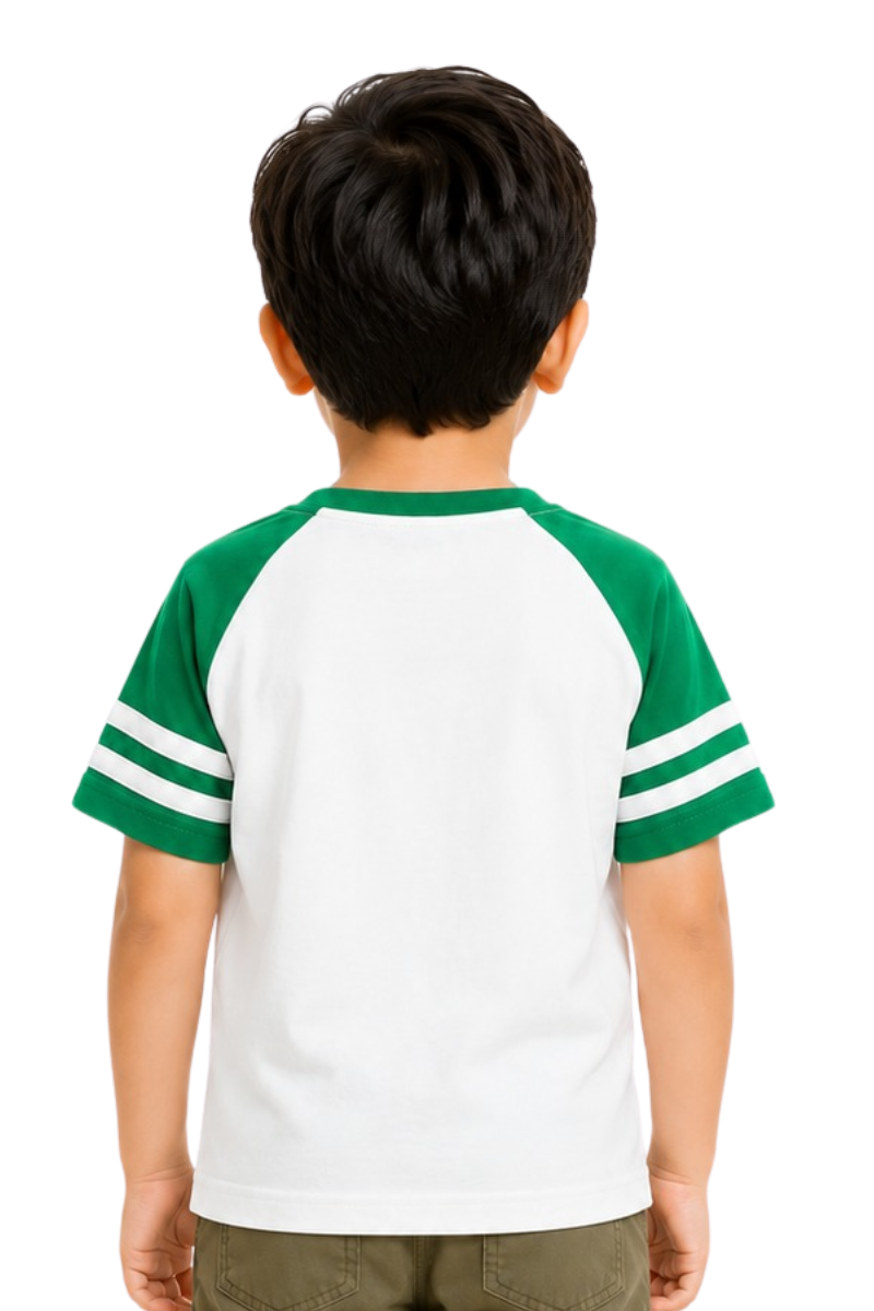 Pakistan Independence Day Kids T-Shirt - 14 August Stamp Graphic
