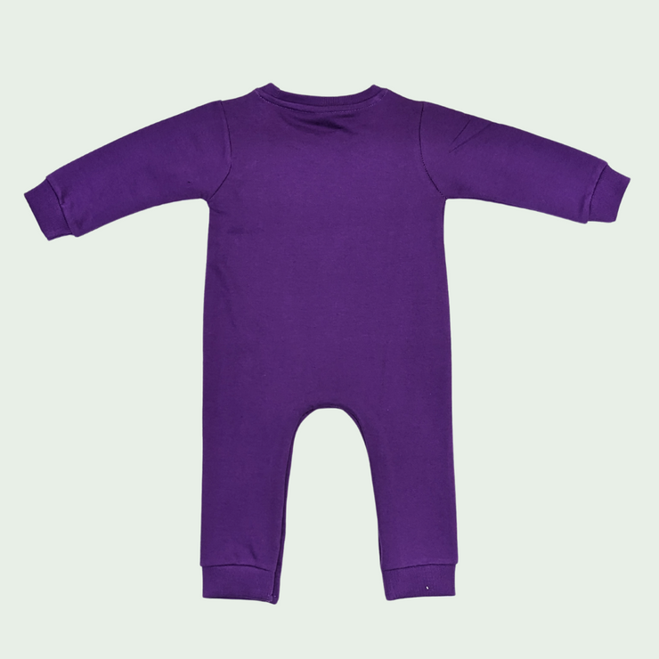 LITTLE BABY'S LONG SLEEVES JUMPSUIT - LET IT SNOW