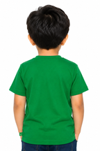 Kids Pakistan Independence Day T-Shirt | Minar-e-Pakistan Postcard Print Cotton Jersey