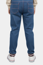 Street-Ready Denim Joggers for Kids