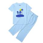 BOYS & GIRLS LYCRA JERSEY 2 PIECE SUITE PRINTED NATURE - UNISEX