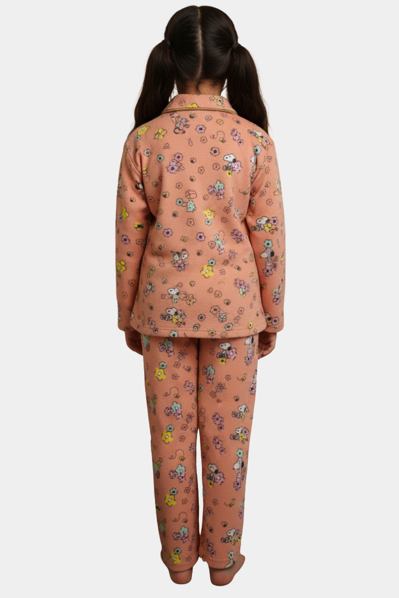 Cute Snoopy Print Kids Pajama Set – Soft Cotton Nightwear