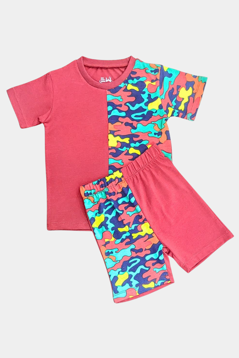 TODDLER BOYS CONTRAST TRACKSUIT - RED