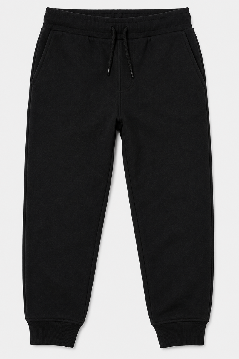 Kids Brown & Black Fleece Hoodie | Stylish & Comfortable Winter Wear