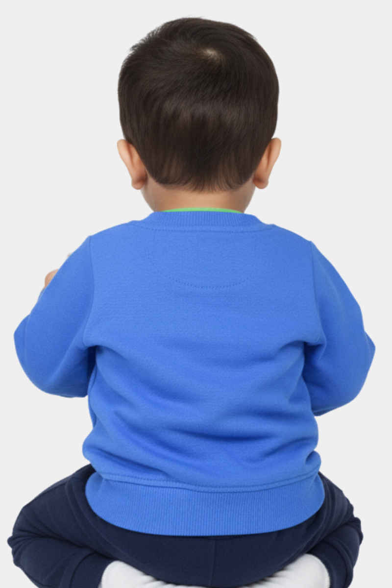 Baby & Toddler Blue Dinosaur Appliqué Sweatshirt