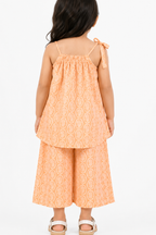 Girls Printed Jersey Fabric Co-Ord Set – Soft & Comfortable Summer Outfit