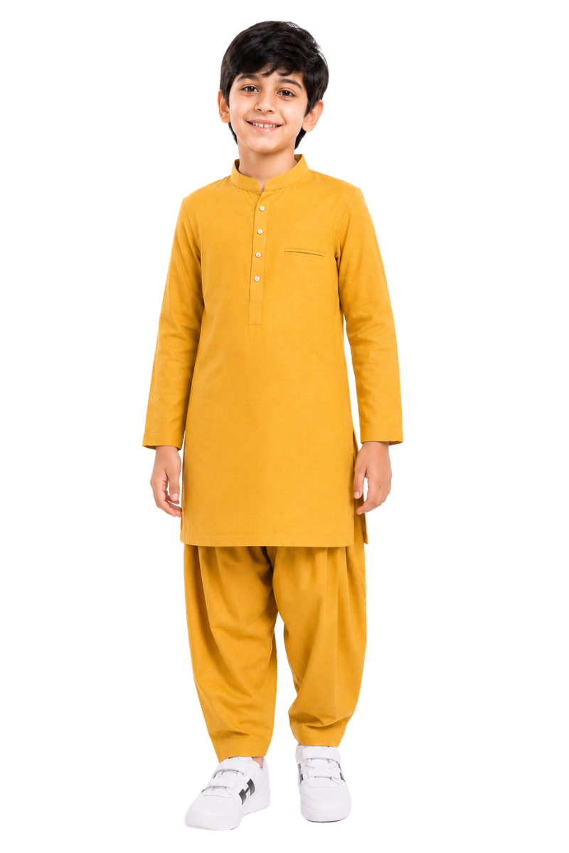 Premium Kids Kaddhar Shalwar Kameez | Traditional Style & Comfort