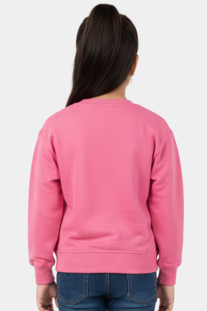 Girls' Disney Princess Pink Graphic Sweatshirt