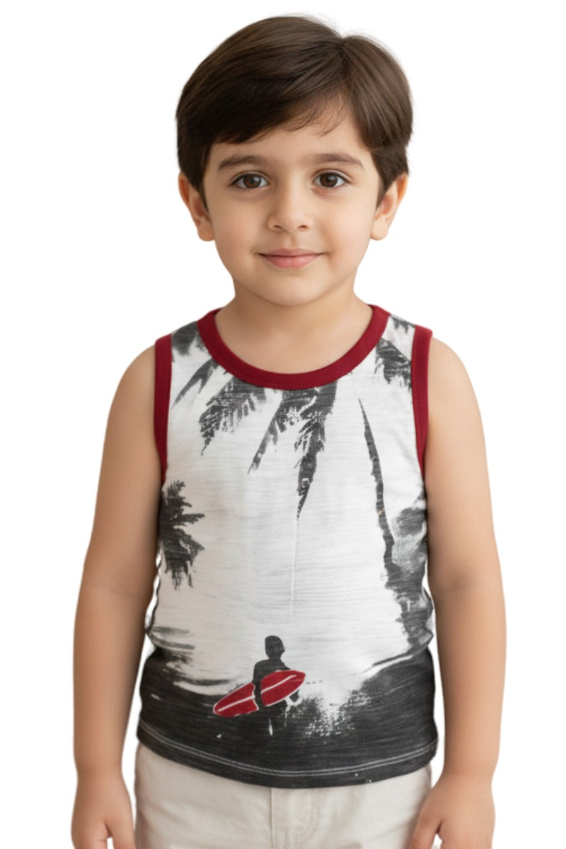 Surfer Dude Tank – Chill Waves & Toddler Vibes