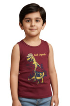 Red Dino Surfer Tank – Cool Waves & Cuter Roars