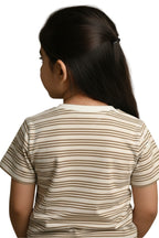 Cute Rabbit Striped Toddler T-Shirt – Adorable & Comfy