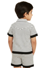 Baby Boys’ Striped Shirt & Shorts Set – Casual Summer Outfit