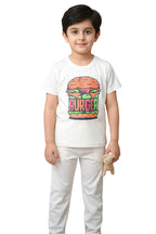 Boys PJ Jersey 2 Piece Suite Printed - Light Lemon
