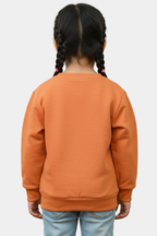 Too Cool For School - Kids' Sweatshirt | Orange Back-to-School Fun