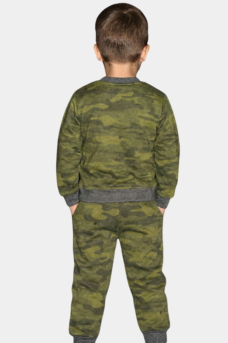 Little Trooper Camo Lounge Set
