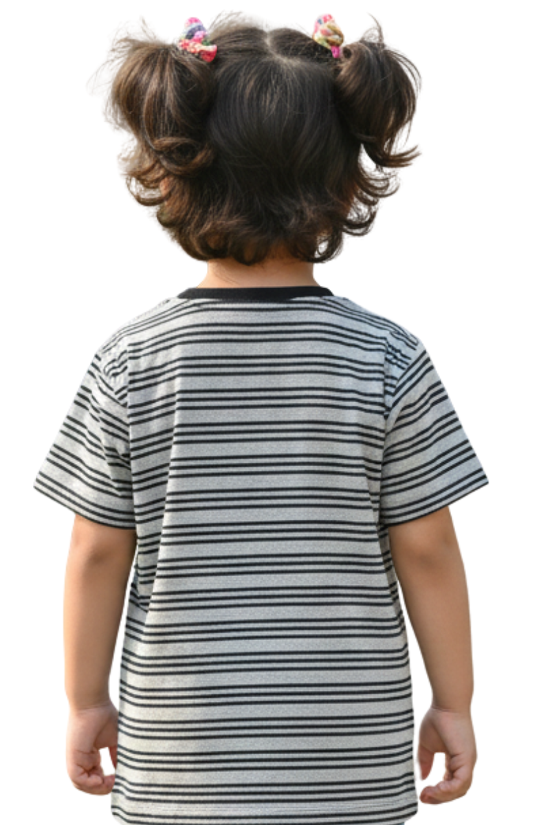 Somebody Stop Me" Striped Toddler Tee – Fun & Trendy Kids' Shirt