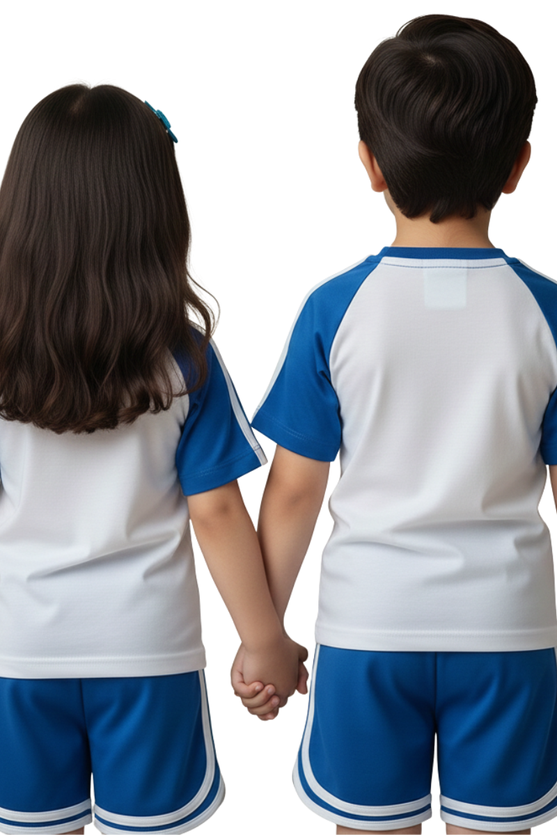 Toddler Boy's & Girls's Raglan Tee and Short 2pc Set for kids