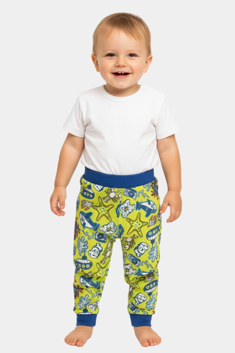 Kids' Graphic Print Joggers with Elastic Waist